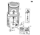 Fisher & Paykel WL42T26CW1-96176A bowls/pump diagram