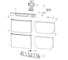 Fisher & Paykel DD24DCX6V2-88605-A front panels diagram