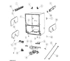Fisher & Paykel DD24DCX6V2-88605-A cabinet diagram