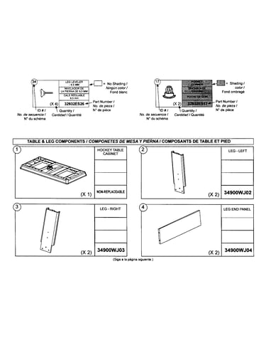 Parts list 1