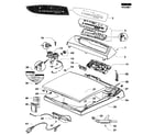 Fisher & Paykel WA42T26GW1-96172A top deck diagram