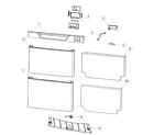 Fisher & Paykel DD24DCHTX6V2-88606-A front panel diagram