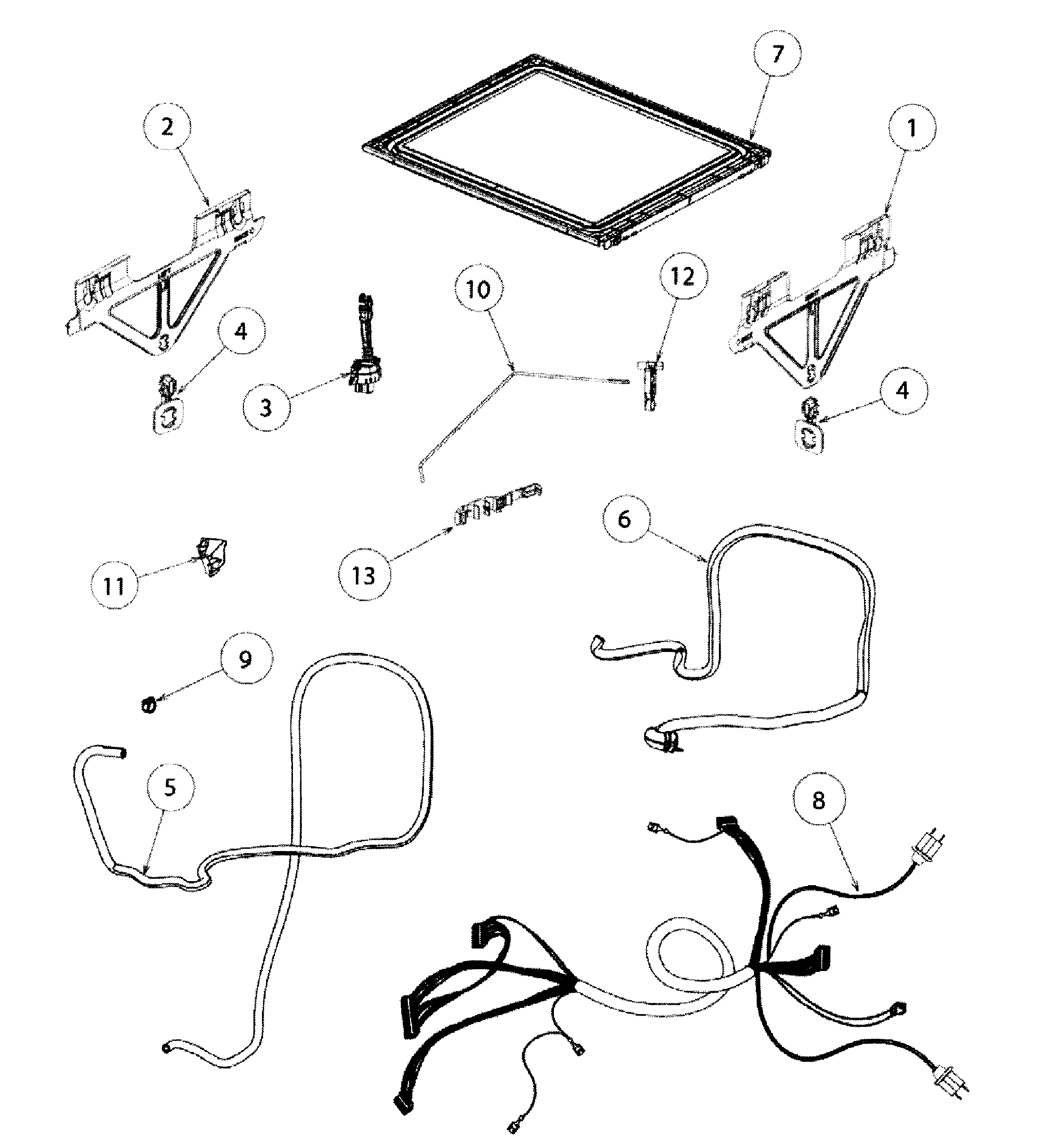 Lid/link asy