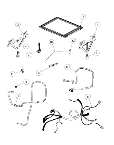 Lid/link asy