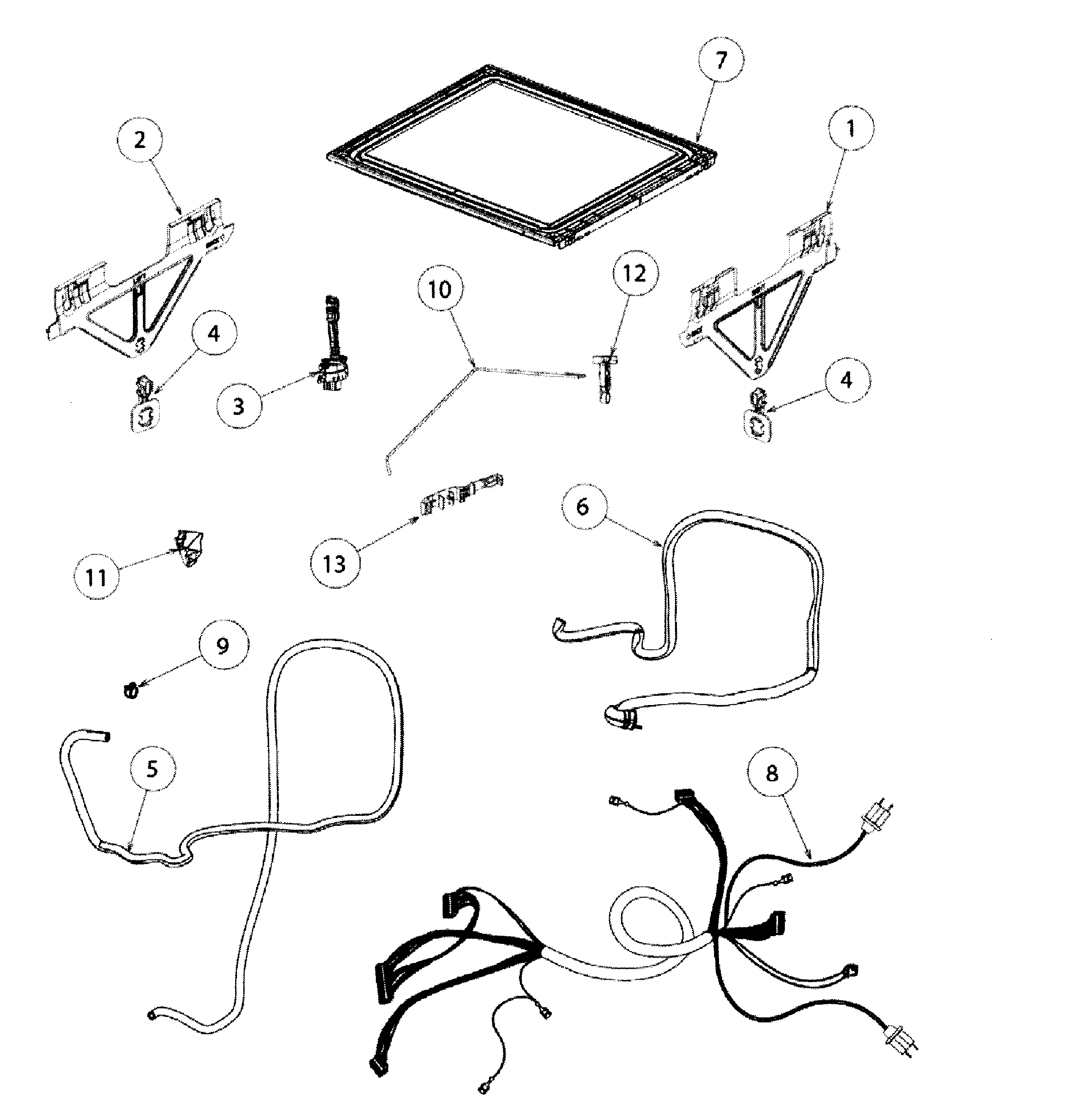 Lid/link asy