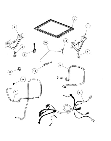 Lid/link asy