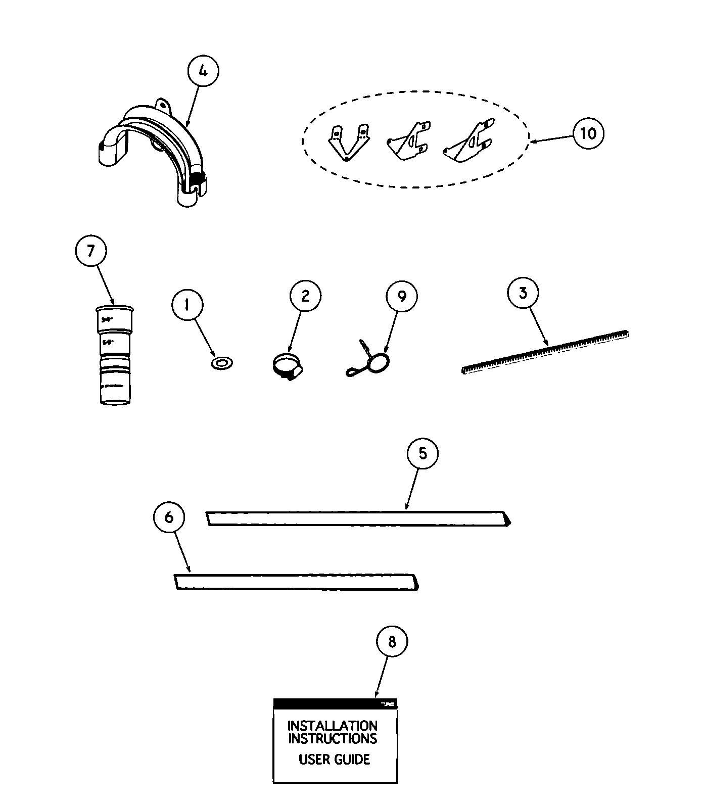 Installation parts