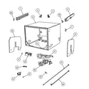 Fisher & Paykel DD24SHTI6V2-88601-A cabinet diagram