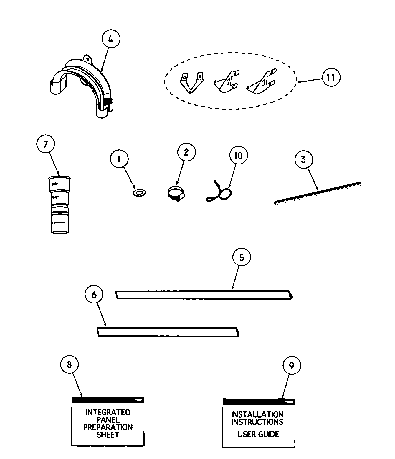 Installation parts