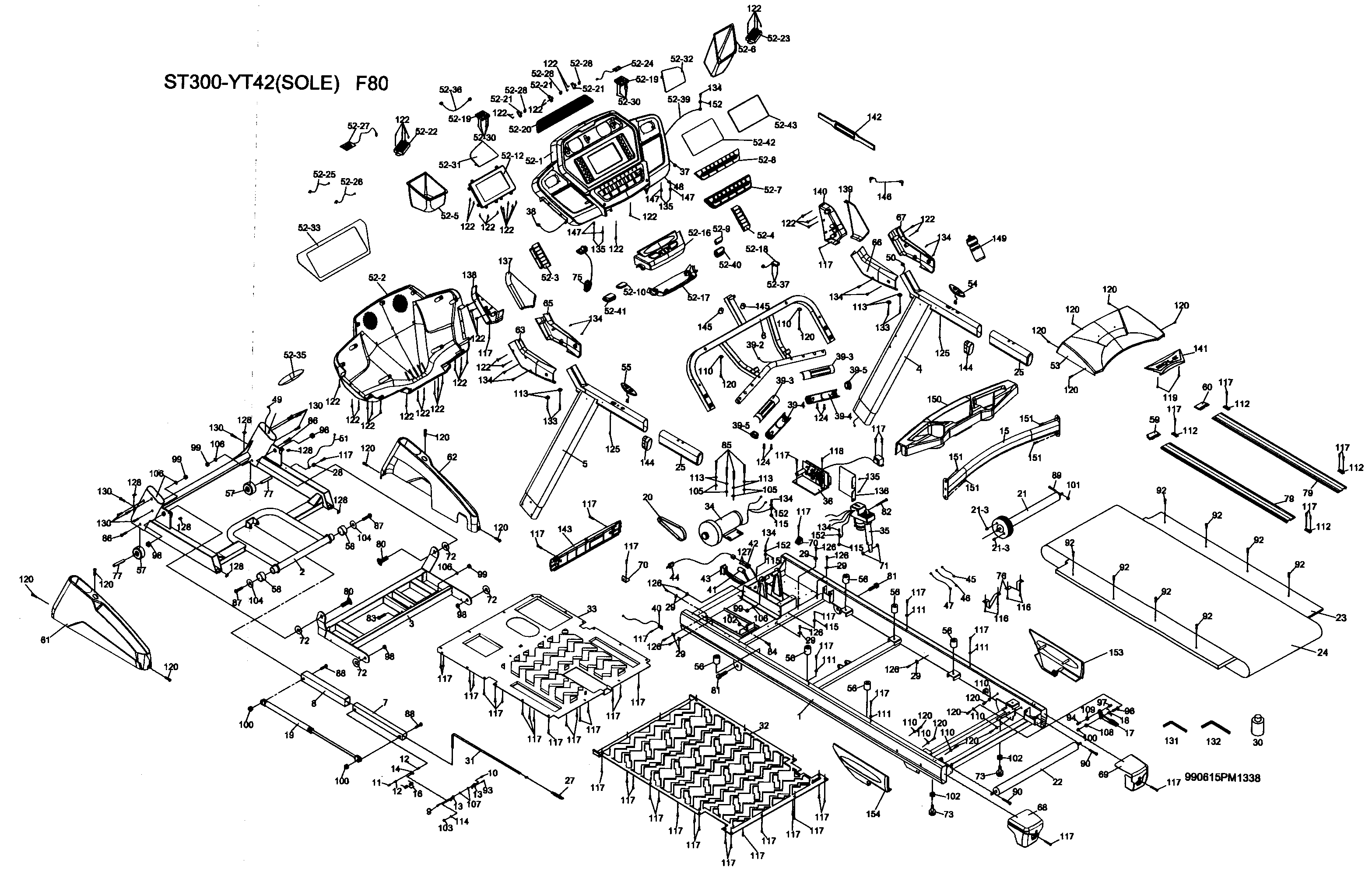 Treadmill assy