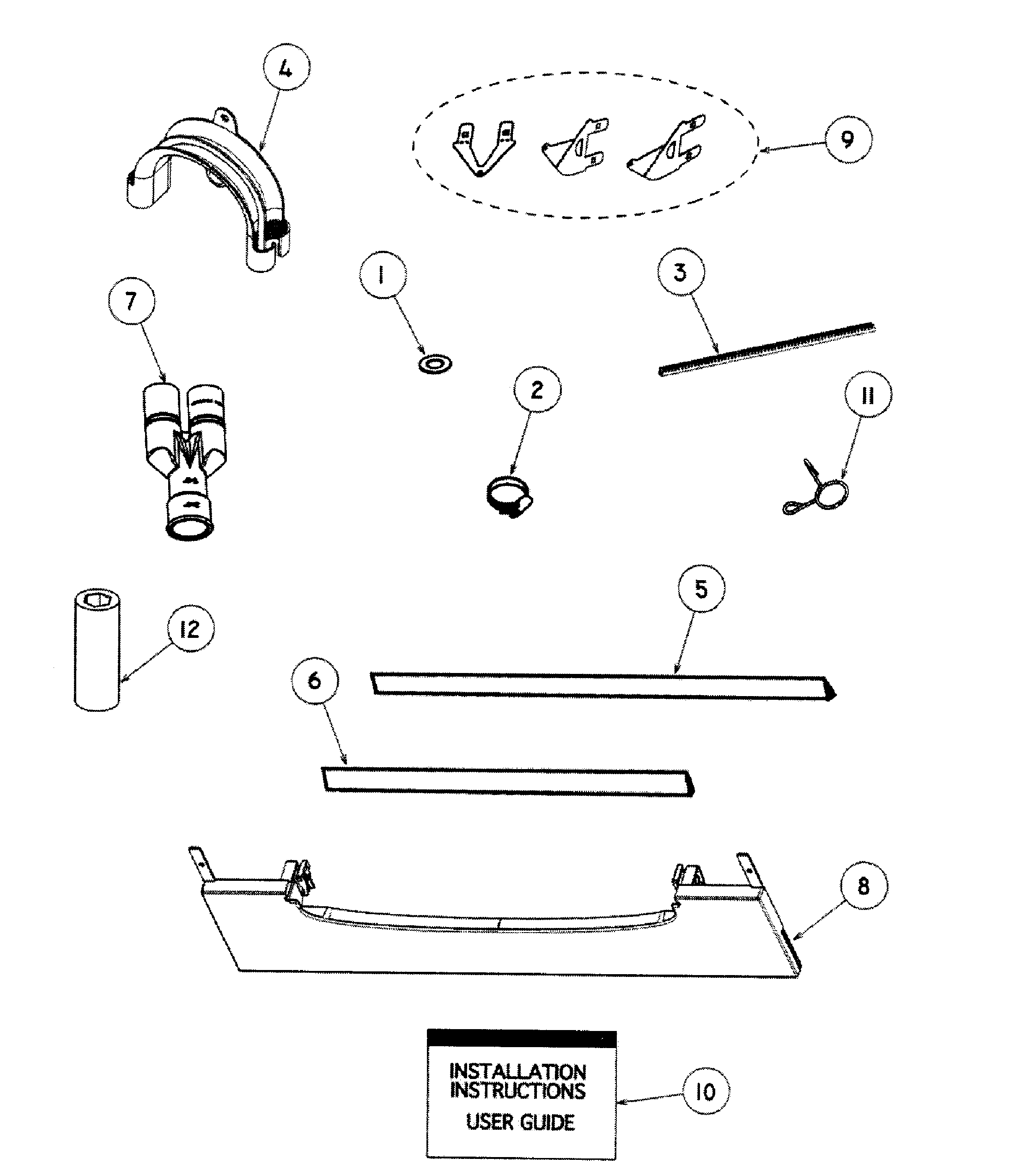Installation parts