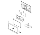 Samsung LN19C350D1DXZA-OT01 cabinet assy diagram