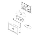 Samsung LN19C350D1DXZA-SY02 cabinet assy diagram