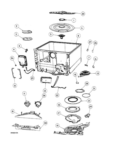 Tub assy