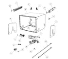 Fisher & Paykel DD24SDFTX6V2-88556A cabinet diagram