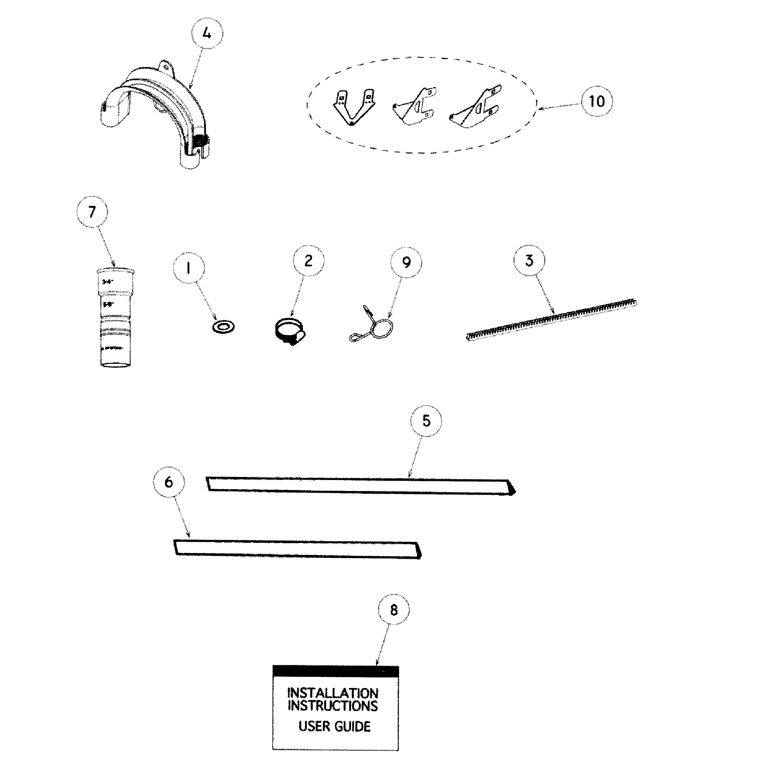 Installation parts
