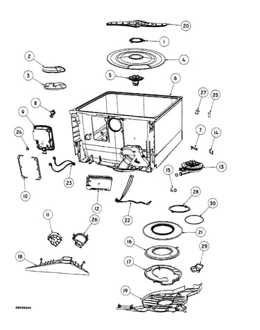 Tub assy