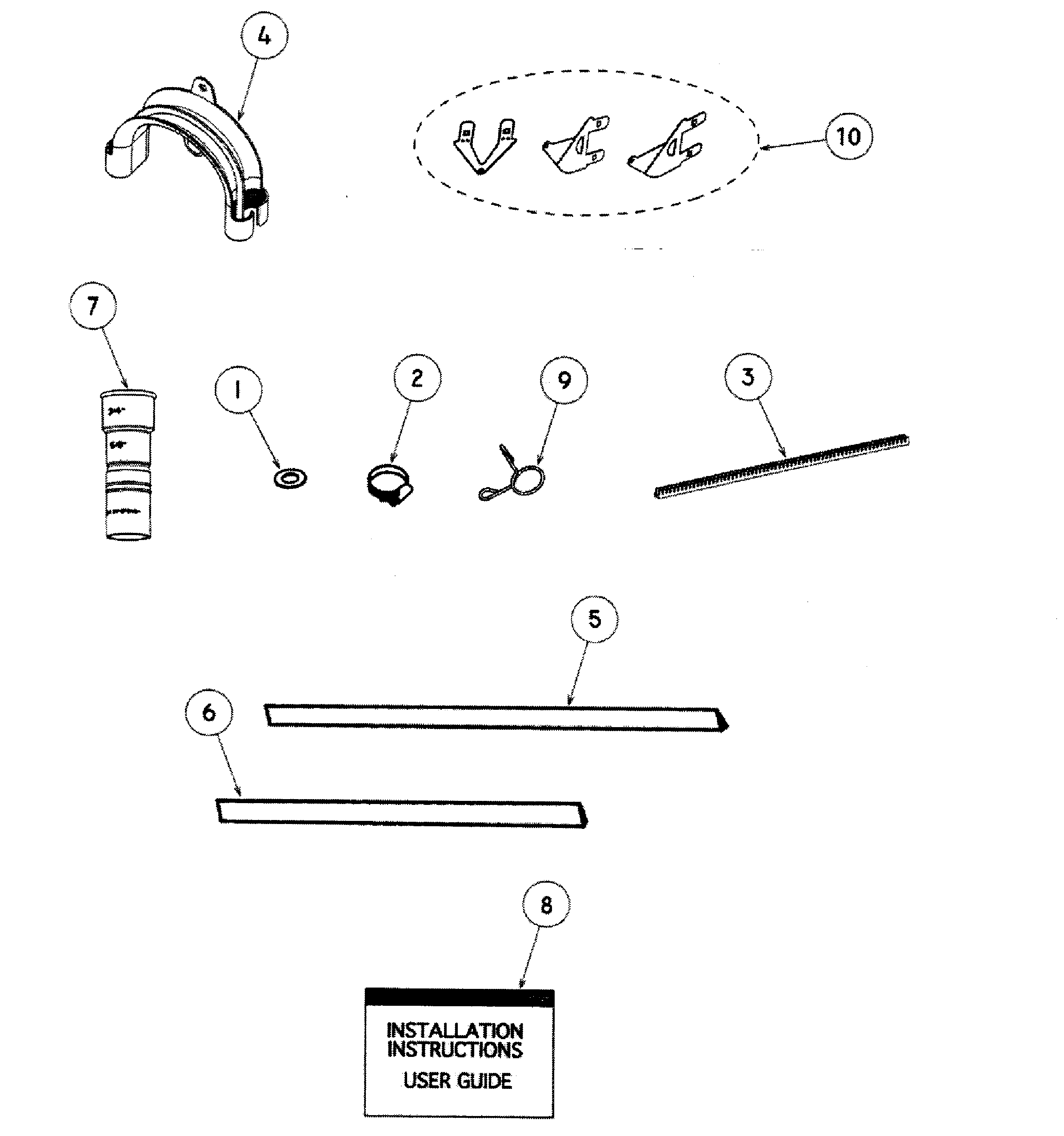 Installation parts
