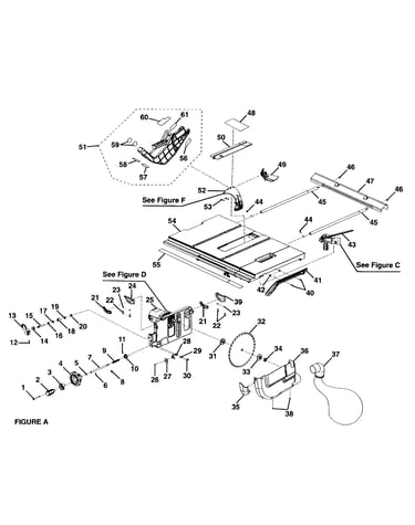 Table assy