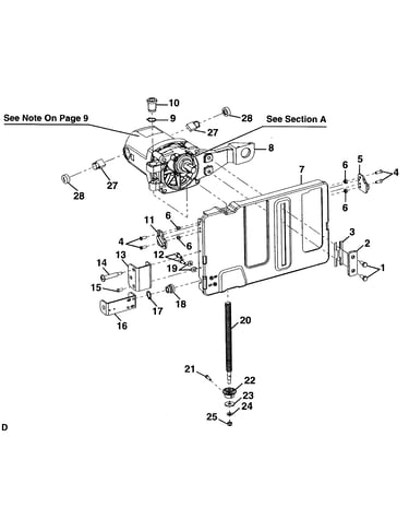 Motor mount assy
