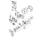 Panasonic DMC-FX75PK cabinet parts diagram
