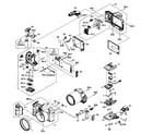 Panasonic DMC-FZ40PK cabinet parts diagram