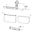 Fisher & Paykel DD24SCTW6V2-88613-A front panel diagram
