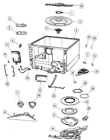 Tub assy