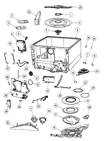 Tub assy