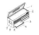 Craftsman 706824930 tool chest diagram