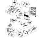 Samsung RF263AEWP/XAA-00 freezer diagram