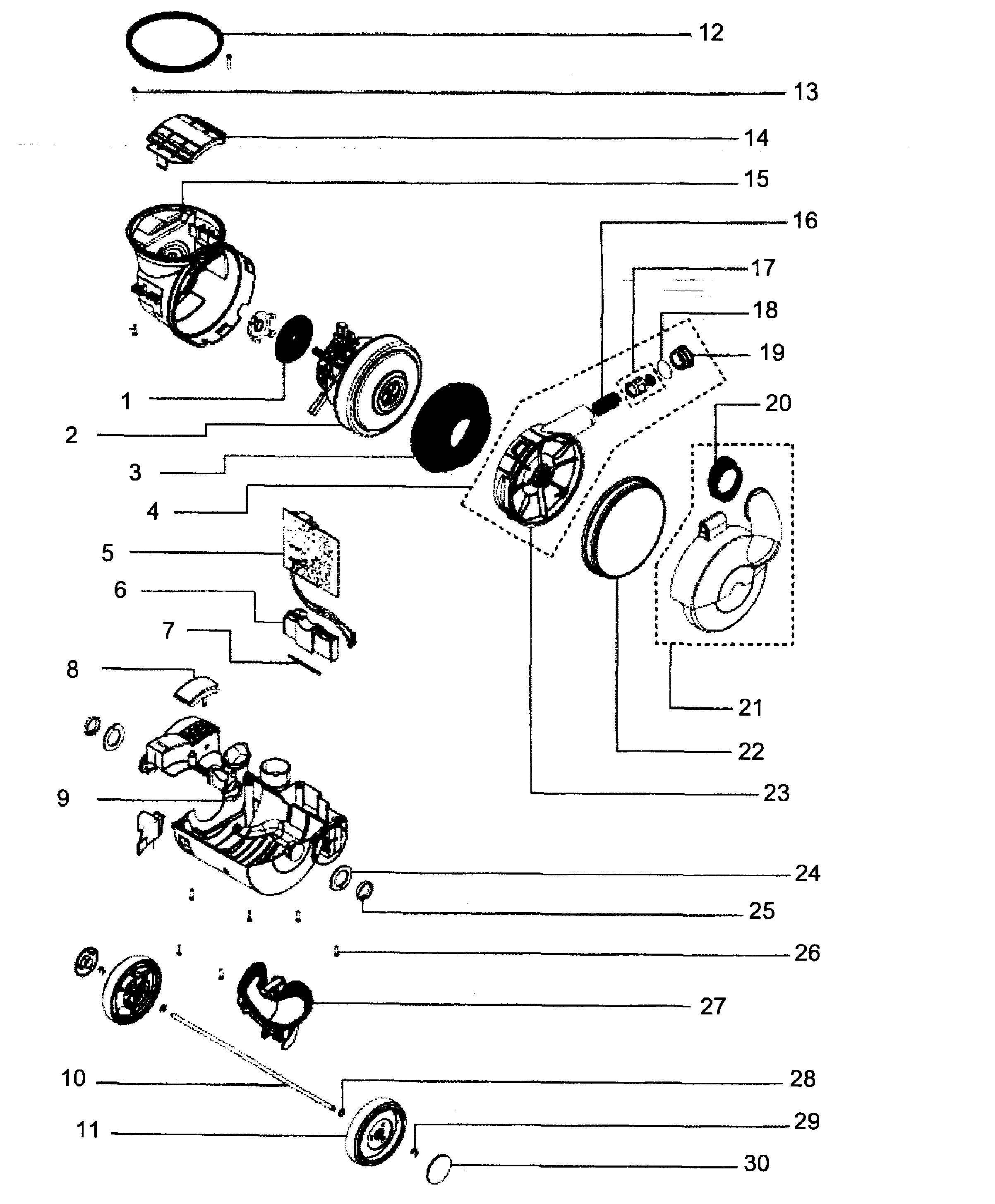 Motor assy