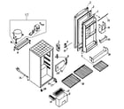 Kenmore 25594683010 cabinet parts diagram
