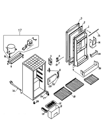 Cabinet parts