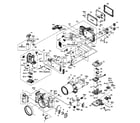 Panasonic DMC-FZ100PK cabinet parts diagram