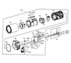 Panasonic DMC-FZ100PK lens assy diagram
