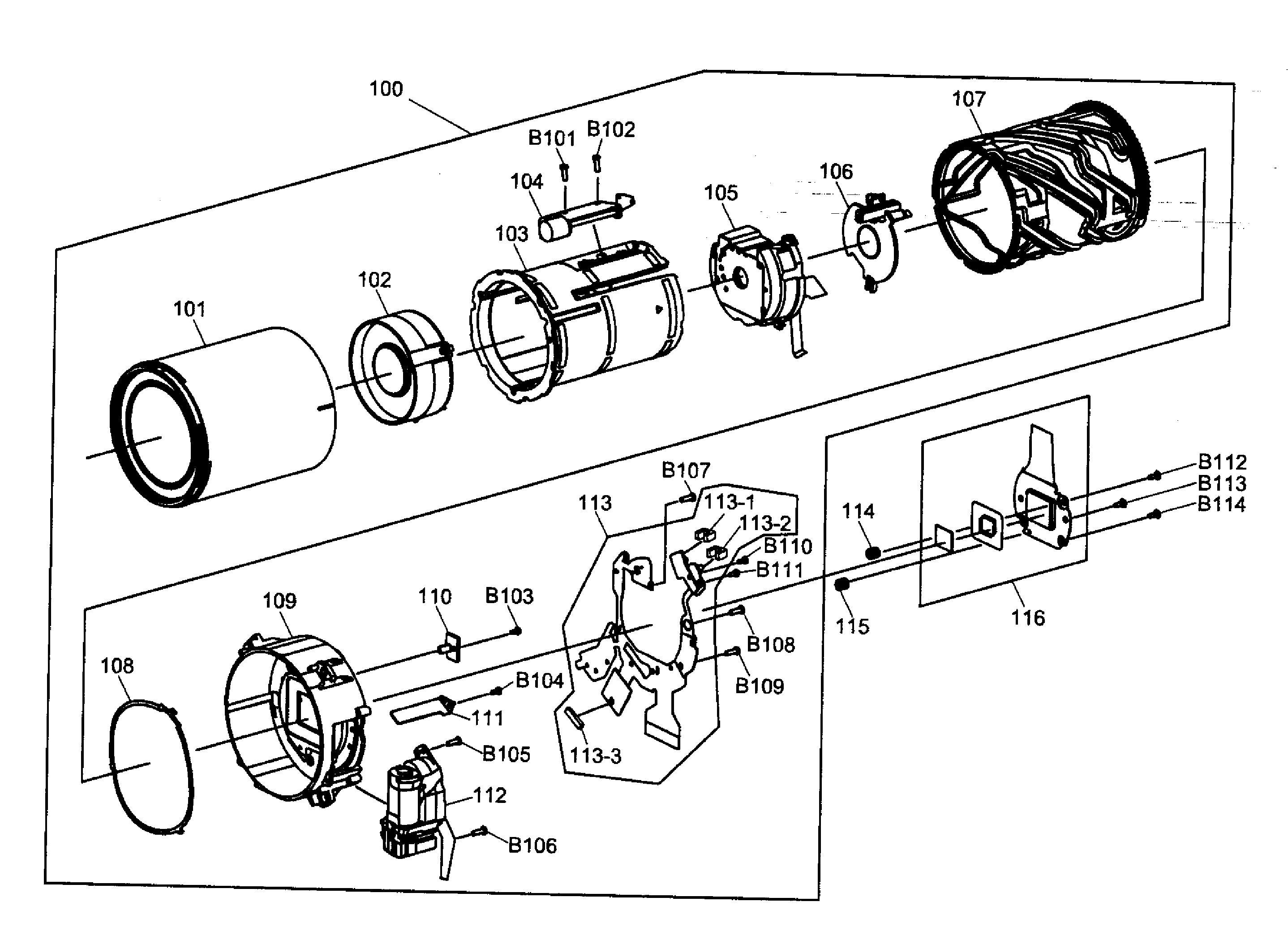 Lens assy