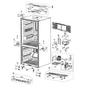 Samsung RF197ACPN/XAA-00 cabinet diagram