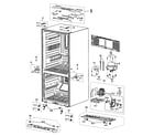 Samsung RF197ACRS/XAA-00 cabinet diagram