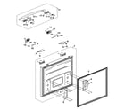 Samsung RF197ACRS/XAA-00 freezer door diagram