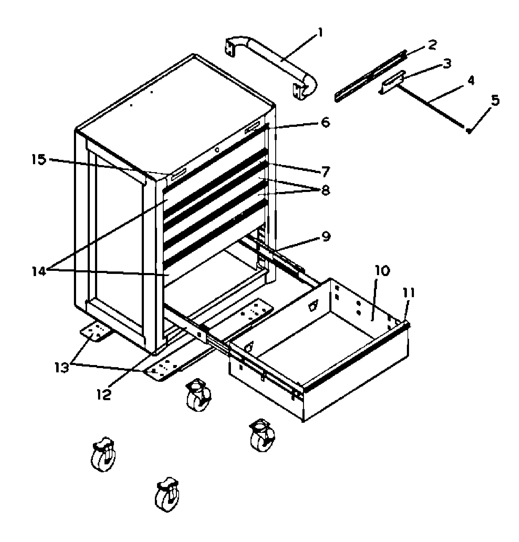 Tool frame mobile