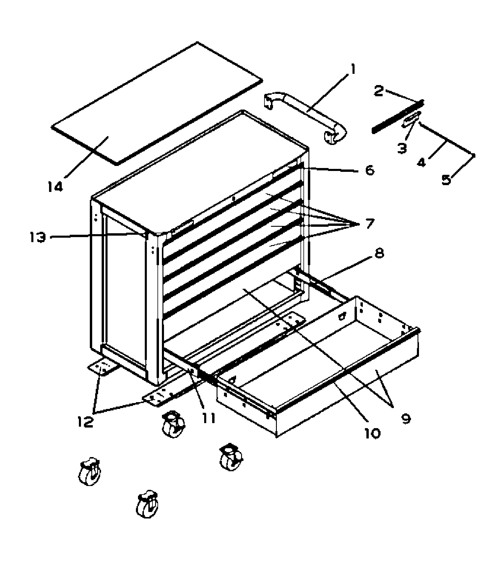 Tool frame mobile
