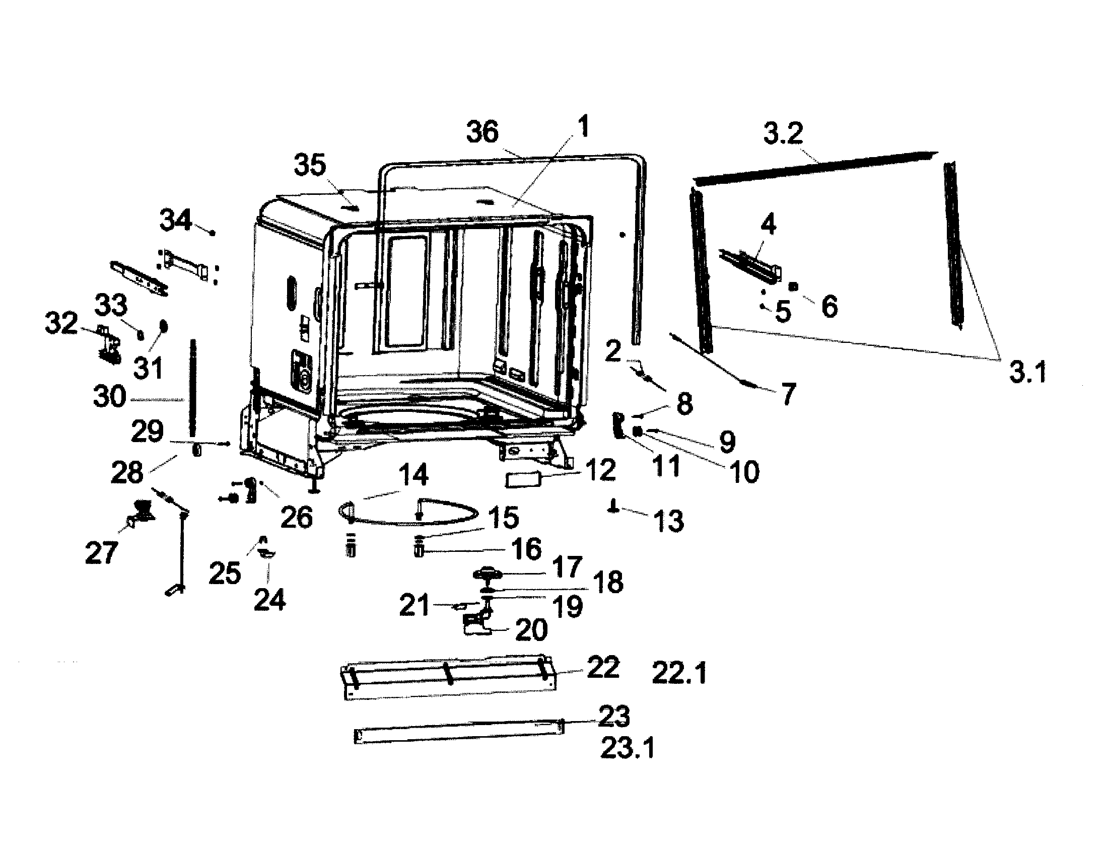 Cabinet assy