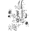 Hoover UH40150HD main body diagram