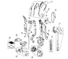 Hoover UH70010 handle assy diagram