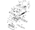 Hoover UH70010 base assy diagram