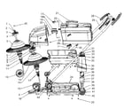 Hoover L1400 vacuum diagram