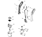Hoover FH40000 handle assy diagram