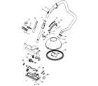 Hoover S3345 base assy diagram