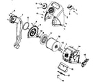 Hoover U8361-900 motor assy diagram